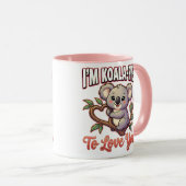 Mug Mignon Koala de la Saint-Valentin – Je suis Koala- (Devant droit)