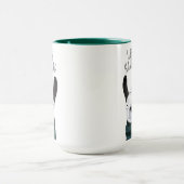 Mug Mignon Lama Drôle 'FLEECE NAVIDAD' Pun Drôle (Centre)
