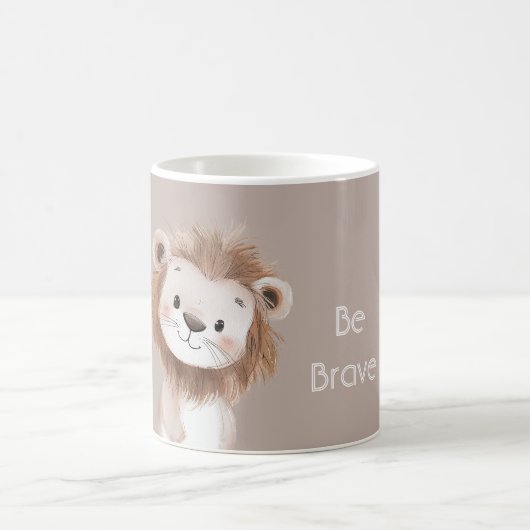 Mug Mignon Lion Brun Suave (Centre)