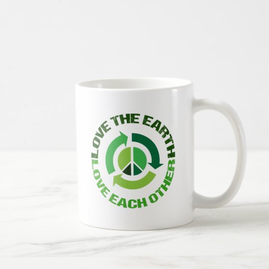 Mug Mignon Love The Earth Activiste De l'environnement (Droite)