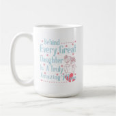 Mug mignon maman poème fille ajouter monogramme (Gauche)