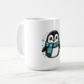 Mug Mignon Manchot Hiver (Devant gauche)