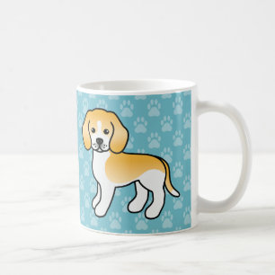Mug Mignon manteau de beagle de citron Dessins animés