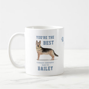 Mug Mignon Meilleur Papa de Chien Berger Allemand Ph