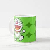 Mug Mignon Mini Doraemon Vert Anime (Devant gauche)