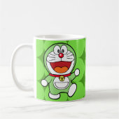 Mug Mignon Mini Doraemon Vert Anime (Gauche)