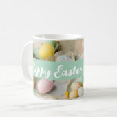 Mug Mignon moderne collage de Pâques photo de scrapboo (Devant gauche)