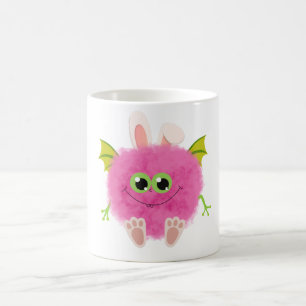 Mug Mignon monstre lapin duveteux