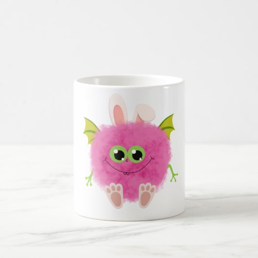 Mug Mignon monstre lapin duveteux (Centre)