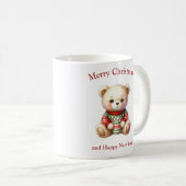 Mug Mignon ours en peluche avec pullover de sweater de (Devant droit)