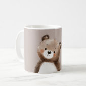 Mug Mignon Ourson Brun Blanc Mignon (Devant gauche)