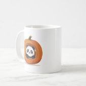 Mug Mignon Panda de citrouille d'Halloween (Devant gauche)