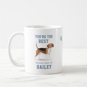 Mug Mignon papa de beagle Illustration et photo
