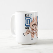 Mug Mignon Personnalisé Papa Fist Bump (Devant gauche)