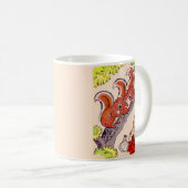 Mug mignon petit garçon nourrit de mignons petits écur (Devant droit)