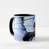 Mug Mignon pingouin marin d'hiver Art de vacances enne (Devant gauche)