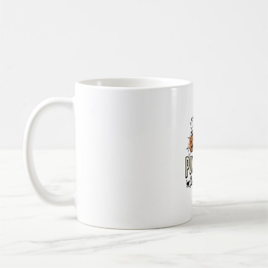 Mug Mignon professeur de citrouille Design Halloween_1 (Gauche)