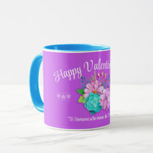 Mug mignon rose valentine