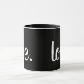 Mug mignon script chic LOVE. | (Centre)