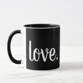 Mug mignon script chic LOVE. | (Gauche)