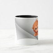 Mug mignon singe sous le patch (Centre)