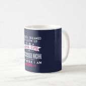 MUG MIGNON SUPERBE UNE MAMAN DE LACROSSE (Devant droit)