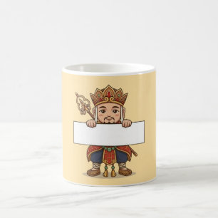 Mug Mignon Tang Sanzang tenant un panneau vierge