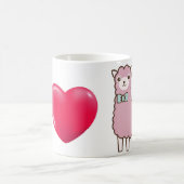 Mug mignon violet lama bébé (Centre)