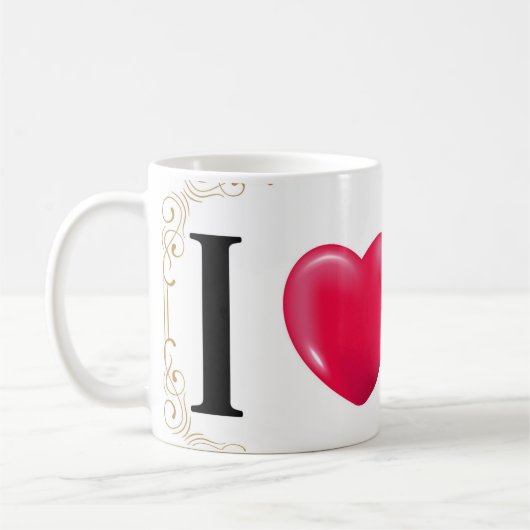 Mug mignon violet lama bébé (Gauche)