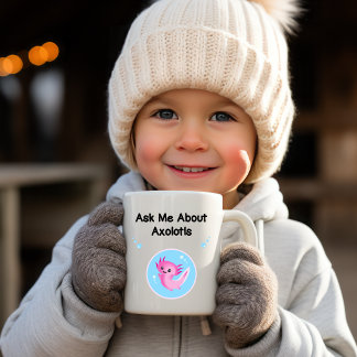 Mug mignon violet me demander Axolotls Salamander