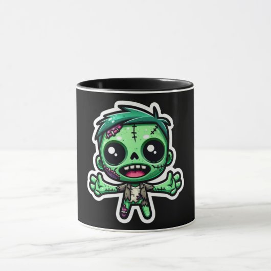 Mug Mignon, zombie de dessin animé (Centre)