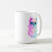 Mug ​ mignonette chien moelleux ​ en lunettes de solei (Devant droit)