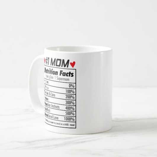 Mug Mignonne #1 Maman Mug, 11 oz (Devant gauche)