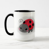 Mug mignonne ajouter monogramme dame amoureux des bogu (Gauche)