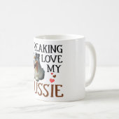 Mug Mignonne amour Mon Chien Aussie (Devant droit)