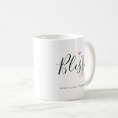 Mug Mignonne Blessed Maman Coeur Fête des Mères (Devant droit)