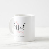 Mug Mignonne Blessed Maman Coeur Fête des Mères (Devant gauche)