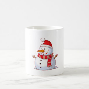 Mug Mignonne bonhomme de neige de Noël
