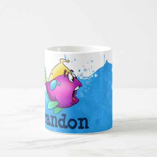 Mug Mignonne bouillie de poisson pourpre (Centre)