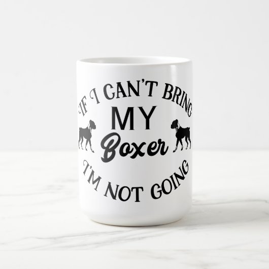 Mug Mignonne Boxer Chien Puppy Papa - Boxer Chiens Amo (Centre)