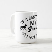 Mug Mignonne Boxer Chien Puppy Papa - Boxer Chiens Amo (Devant gauche)