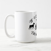 Mug Mignonne Boxer Chien Puppy Papa - Boxer Chiens Amo (Gauche)