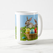 Mug Mignonne Bunnyfor Pâques pour une humeur positive (Devant droit)