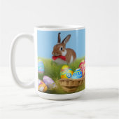 Mug Mignonne Bunnyfor Pâques pour une humeur positive (Gauche)