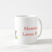 Mug Mignonne cerf de bois mère et enfant pour enfants (Devant droit)
