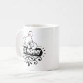 Mug Mignonne chien maman amoureux des animaux de compa (Devant gauche)