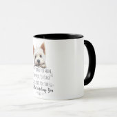 Mug Mignonne Chien Westie Drôle Personnalisé (Devant droit)