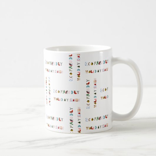 Mug Mignonne Colorful Amusant Éco Convivial Saison De  (Droite)