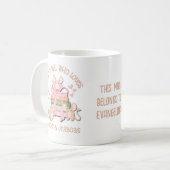 Mug Mignonne Coquette JUSTE UNE FILLE QUI AIME LE JERB (Devant gauche)