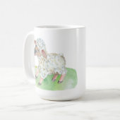 Mug mignonne dame de mouton (Devant gauche)